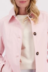 Détail de Manteau demi-long rose clair de Libelle pour Femmes