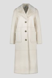 Manteau écru avec doublure douce de Louise pour Femmes