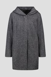 Manteau gris foncé mi-long de Only Carmakoma pour Femmes