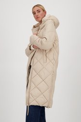 Manteau long et matelassé beige de Opus pour Femmes