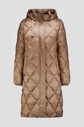 Photo produit 1 de Manteau matelassé brun mi-long de Claude Arielle pour Femmes