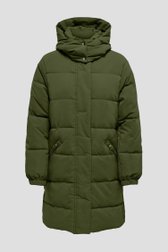Photo produit 1 de Manteau matelassé mi-long vert foncé de JDY pour Femmes