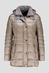 Manteau matelassé taupe  de Barbara Lebek pour Femmes