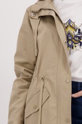 Manteau mi-long beige de Claude Arielle pour Femmes