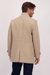 Le dos de Manteau mi-long marron clair de Upper East pour Hommes