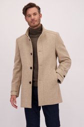 Le devant de Manteau mi-long marron clair de Upper East pour Hommes