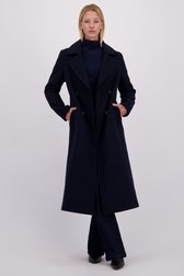 Vidéo de Manteau en laine bleu foncé de D'Auvry pour Femmes