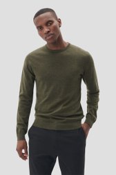 Vidéo de Pull vert en laine mérinos de Matinique pour Hommes