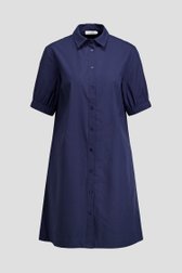 Productfoto 1 van Marineblauw kleedje met lange knopenlijst door Liberty Island voor Dames