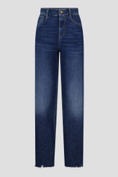 Mediumblauwe jeans - Regine - Wide leg fit van Liberty Island Denim voor Dames