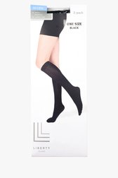 Mi-bas noir - 60 den - 2 paires de Liberty Island pour Femmes