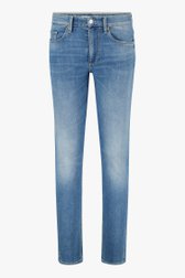Middenblauwe jeans - Tim - slim fit - L34 van Liberty Island Denim voor Heren