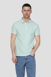 Voorkant van Mintgroene polo met korte mouwen door Only & Sons voor Heren