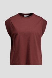 Productfoto 1 van Mouwloos bruin T-shirt door Louise voor Dames