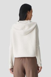 Mouwloze teddy vest in ecru van Opus voor Dames