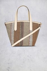 Achterkant van Multicolor shopper met geweven motief door Bulaggi voor Dames