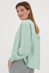 Muntgroene blouse van Opus voor Dames