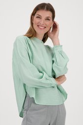 Muntgroene blouse van Opus voor Dames