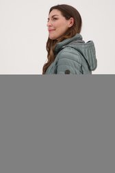 Muntgroene puffer jacket van Barbara Lebek voor Dames