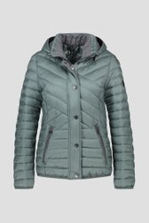 Muntgroene puffer jacket van Barbara Lebek voor Dames