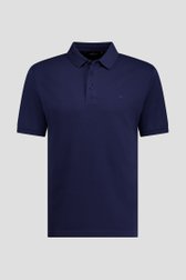 Productfoto 2 van Navy blauwe polo met korte mouwen  door Dansaert Blue voor Heren