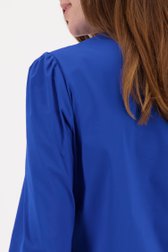 Navy blouse met lange mouwen van Claude Arielle voor Dames