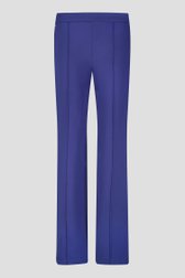 Navy broek met elastische taille van Claude Arielle voor Dames