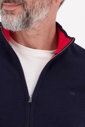 Navy cardigan  van Dansaert Blue voor Heren
