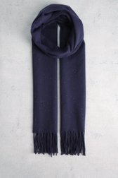 Voorkant van Navy gebreide sjaal door Liberty Island voor Dames