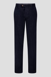 Productfoto 1 van Navy geribde chino - Louisiana - Regular fit door Brassville voor Heren