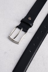Navy lederen riem van Liberty Island voor Heren
