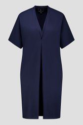 Productfoto 1 van Navy midi kleedje met dubbele V-hals door AC by Annelien Coorevits voor Dames