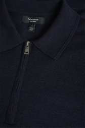 Productfoto 2 van Navy polo met korte rits door Matinique voor Heren