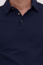Detail van Navy polo door Upper East voor Heren