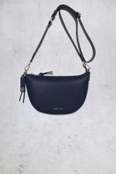 Voorkant van Navy schoudertas in leather look door Laurent David voor Dames