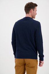 Navy sweater met opdruk van Ben Sherman voor Heren