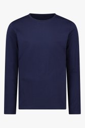 Productfoto 1 van Navy T-shirt met lange mouwen door Liberty Island voor Heren