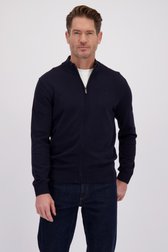 Video van Donkerblauwe cardigan met rits door Dansaert Blue voor Heren