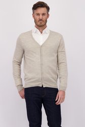 Vidéo de Cardigan beige finement tricoté de Dansaert Black pour Hommes