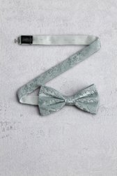 Le devant de Nœud papillon vert clair à motif cachemire de Liberty Island pour Hommes