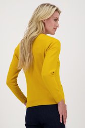 Okeren cardigan met ton-sur-ton knopen van Claude Arielle voor Dames