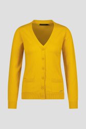 Okeren cardigan met ton-sur-ton knopen van Claude Arielle voor Dames