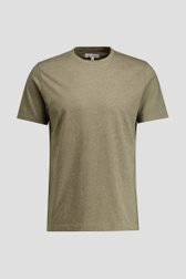 Productfoto 1 van Olijfgroen gestreept T-shirt door Liberty Island voor Heren
