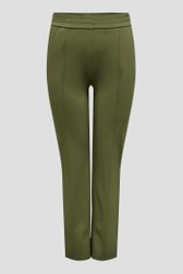 Olijfgroene broek met elastische taille van Only Carmakoma voor Dames