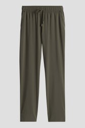 Olijfgroene joggingbroek met elastische tailleband van Opus voor Dames