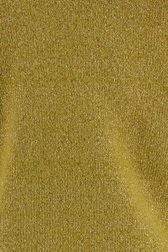 Olijfgroene trui met gouddraad  van Libelle voor Dames