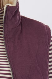 Extra foto 3 van Omkeerbare bodywarmer in bordeaux en beige door Libelle voor Dames