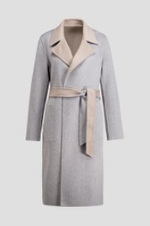 Productfoto 2 van Omkeerbare mantel in beige en grijs door D'Auvry voor Dames