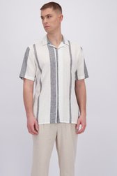 Vidéo de Chemise en lin rayée blanc de Only & Sons pour Hommes