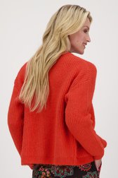 Oranje cardigan van Claude Arielle voor Dames